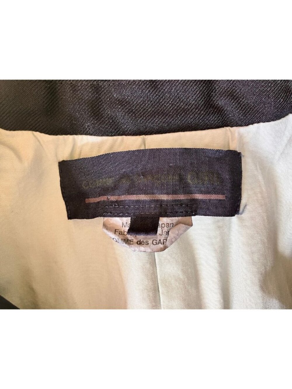 Comme des Garcons Navy Ruffle Blazer Size Small - Picture 5 of 6